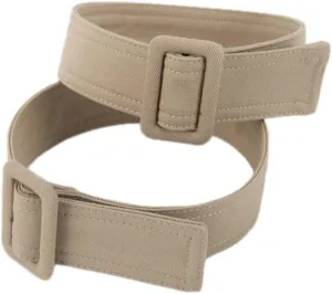 1 Pair Solid Detachable Wind Trench Coat Wrist Cuffs Replacement with Adjustable Buckles