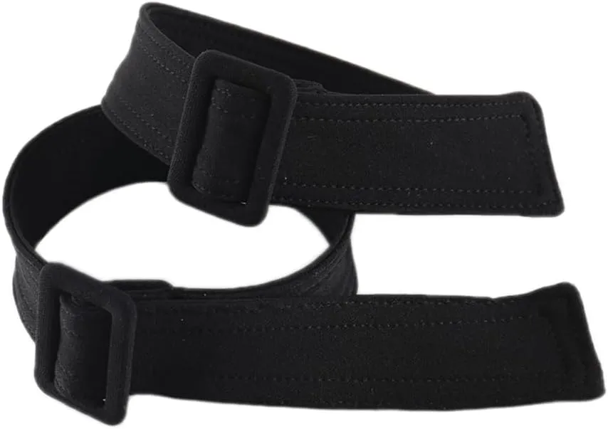1 Pair Solid Detachable Wind Trench Coat Wrist Cuffs Replacement with Adjustable Buckles