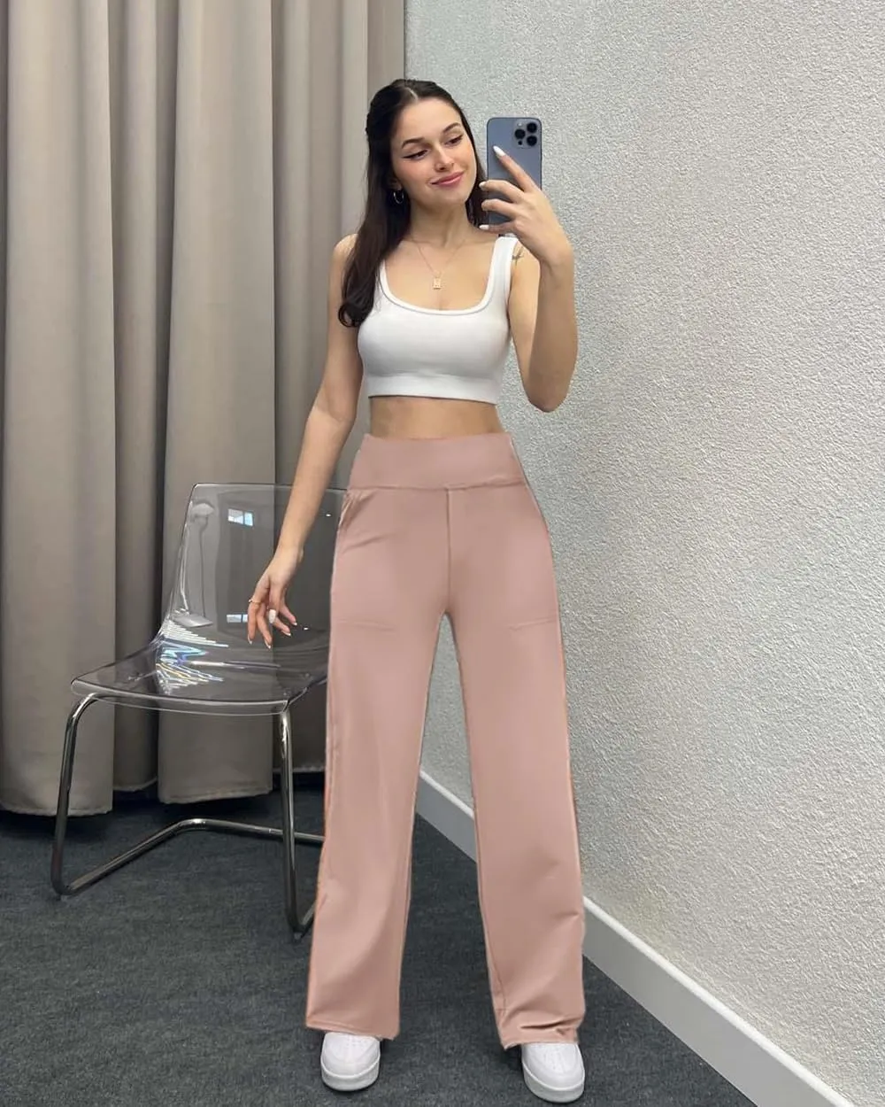 3 Pack Yoga Pants Women's Wide Leg Pants High Waist Elastic Sweatpants pantsLounge Pants with Pockets