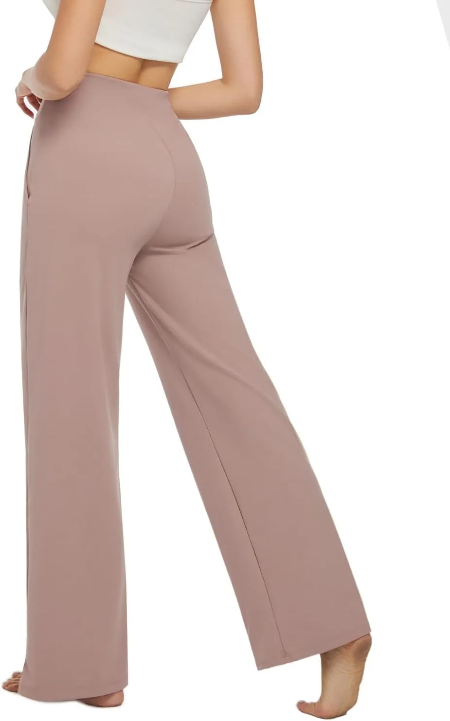 3 Pack Yoga Pants Women's Wide Leg Pants High Waist Elastic Sweatpants pantsLounge Pants with Pockets