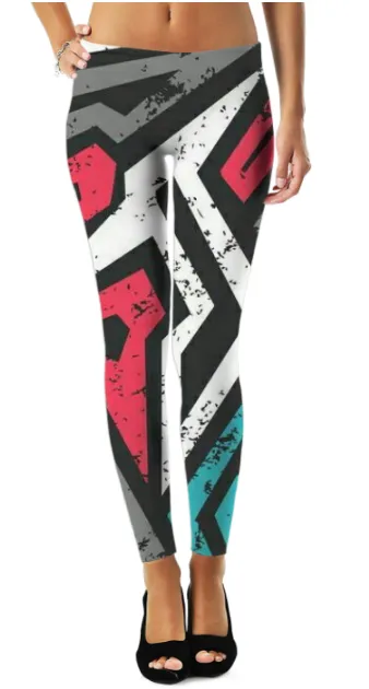 Abstract Pattren (37) Legging