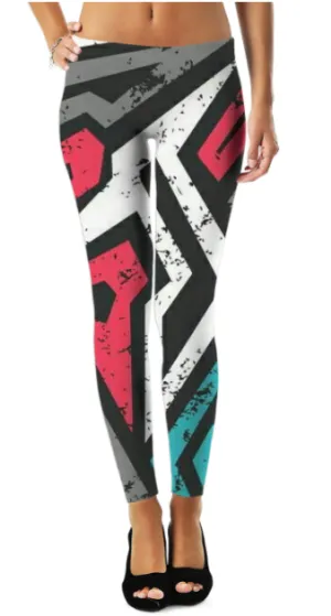 Abstract Pattren (37) Legging