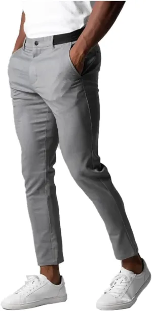 Active Chinos, Chinoss Pantss Men Slim Fit Active Khaki Pants Mens, Elasticity Slim Fit Chinos Pants for Men