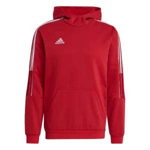 Adidas Tiro 21 Men's Red Sweat Hoody - Cozy Comfort & Sustainable Style