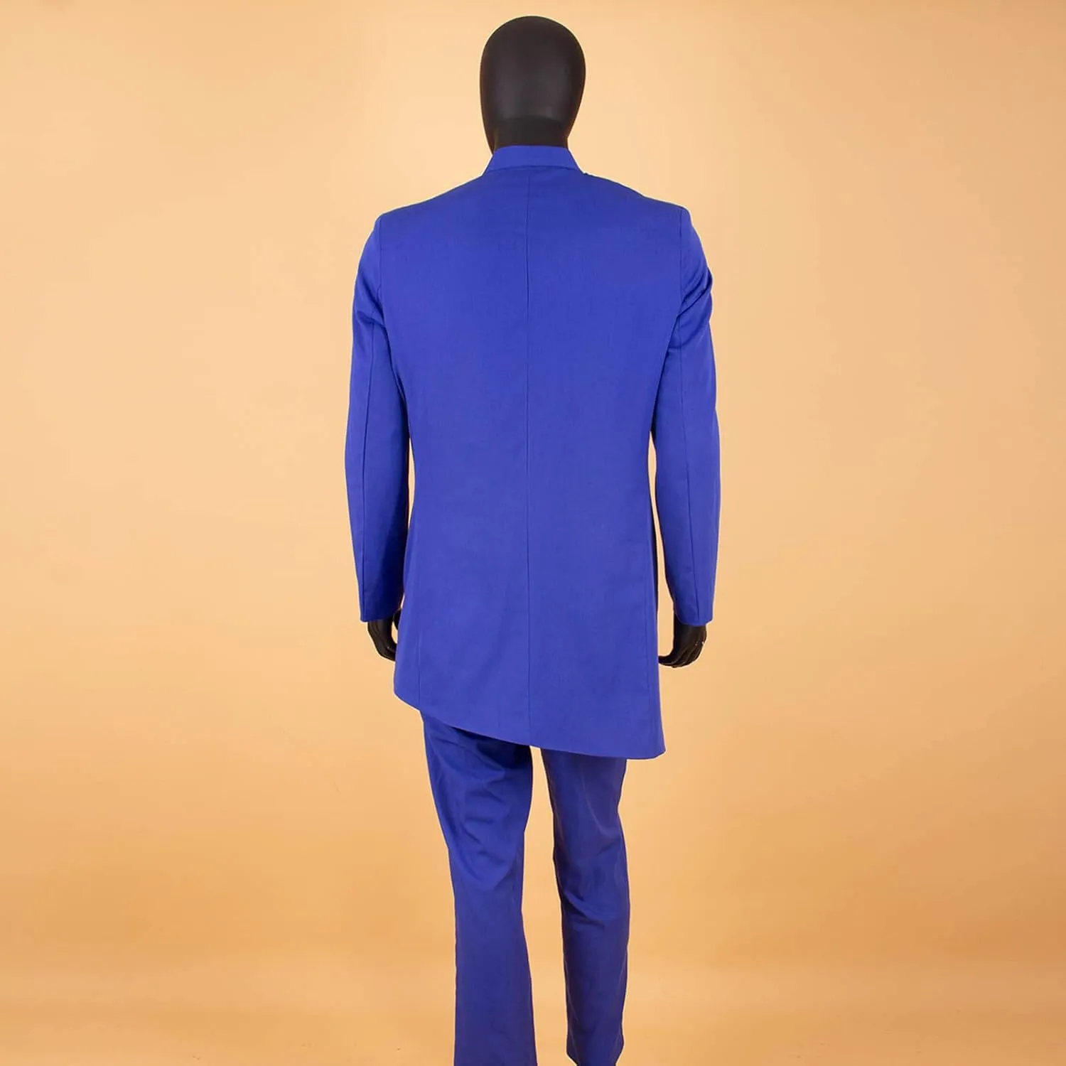 African Suit for Men Single Breasted Slim Fit Jackets and Trousers 2 Piece Set Business Suit Wedding Evening