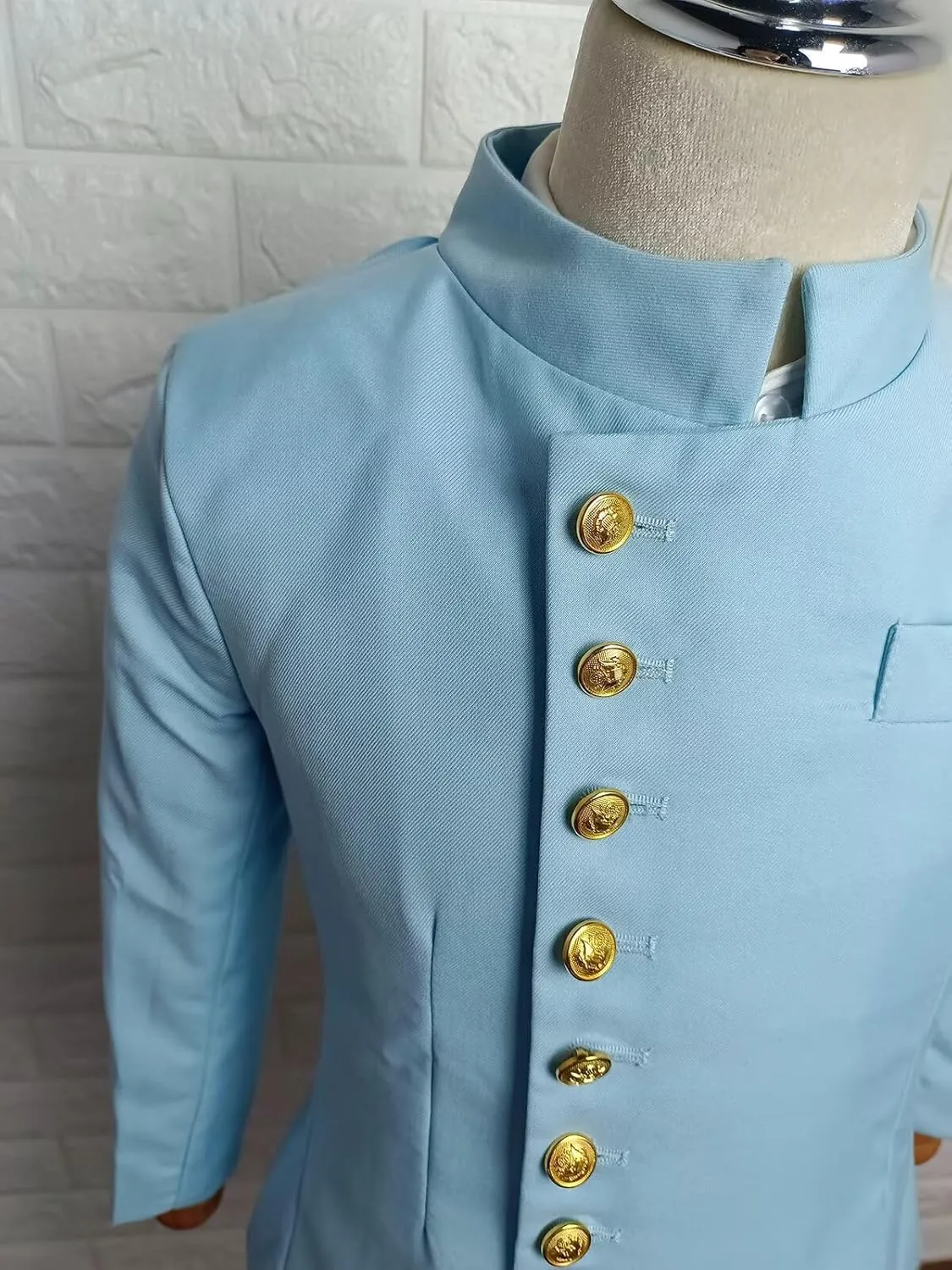 African Suits for Boy Solid Jackets and Pants 2 Piece Set Slim Fit Formal Outfits Wedding