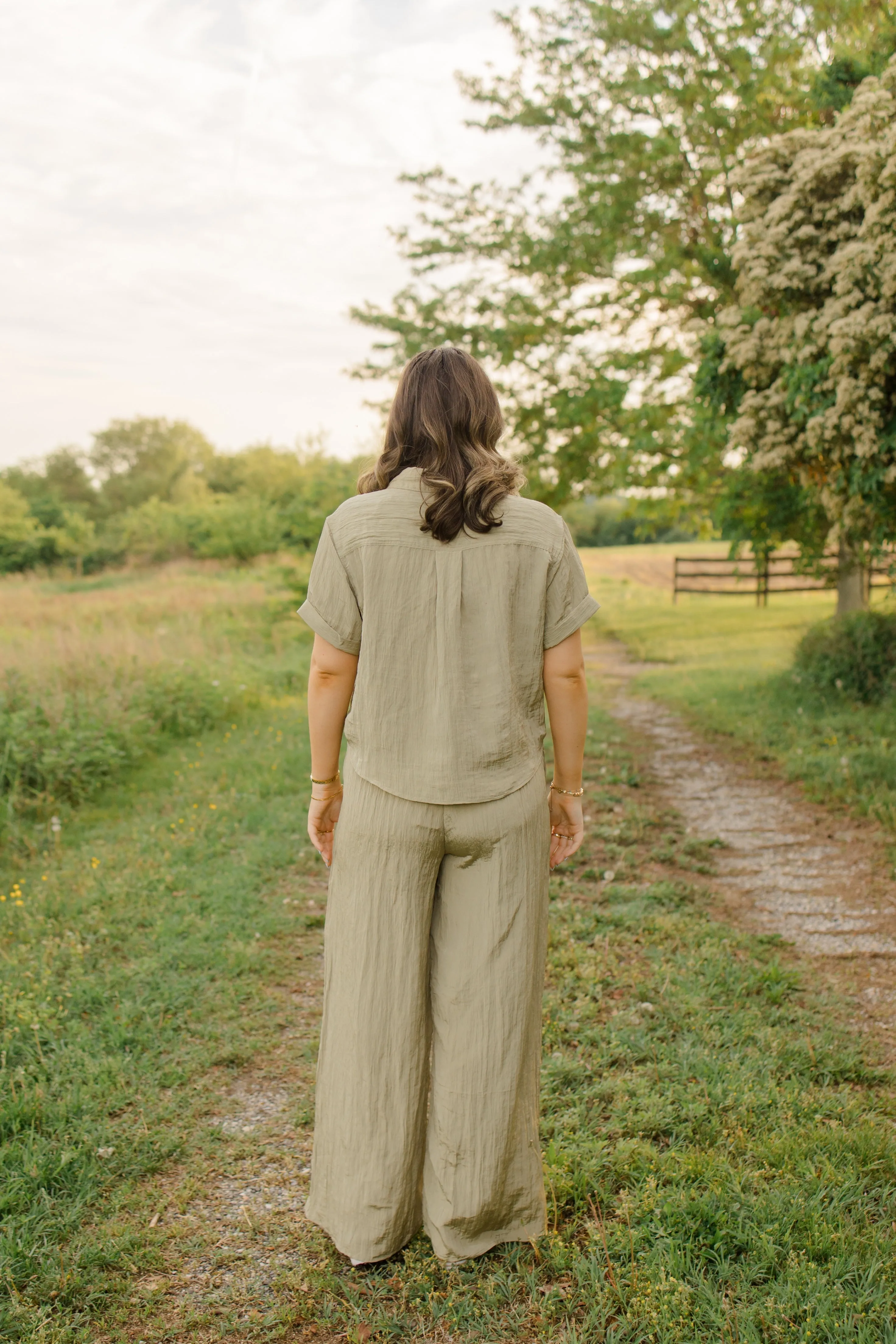 Alani Woven Button Down Top
