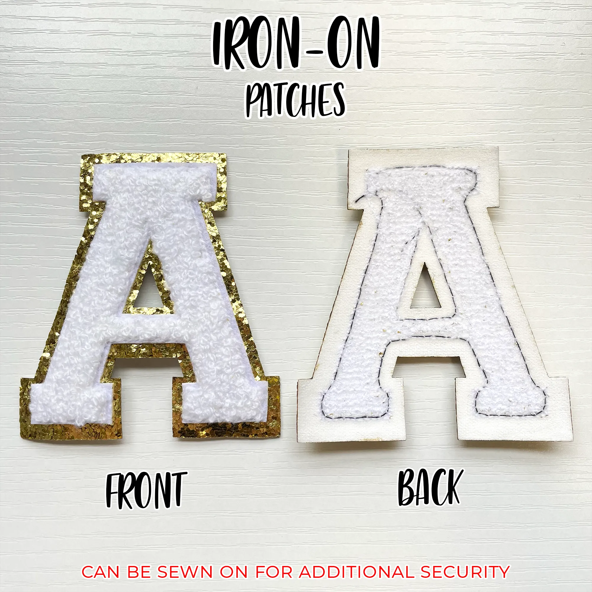 Alpha Omicron Pi Iron-On Patch Set