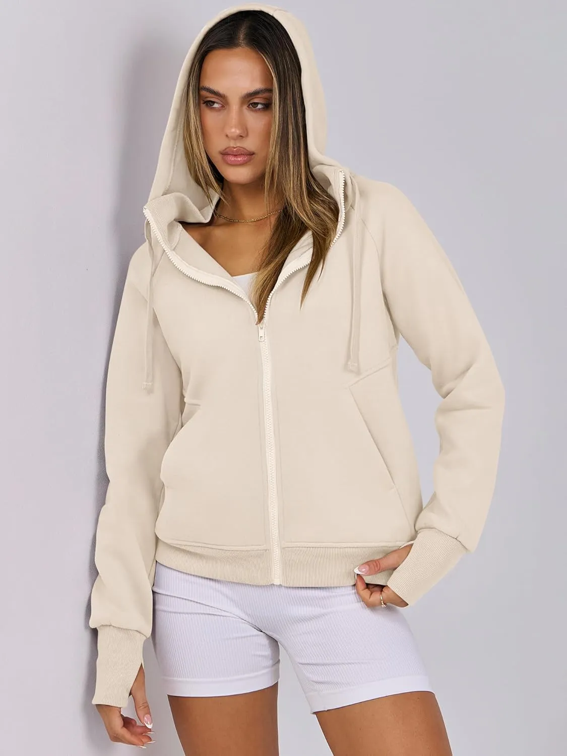 ANRABESS Womens Zip Up Hoodies Fleece Jackets Long Sleeve Sweatshirts Pockets Casual Fall Fashion Preppy Outfits Y2k Clothes
