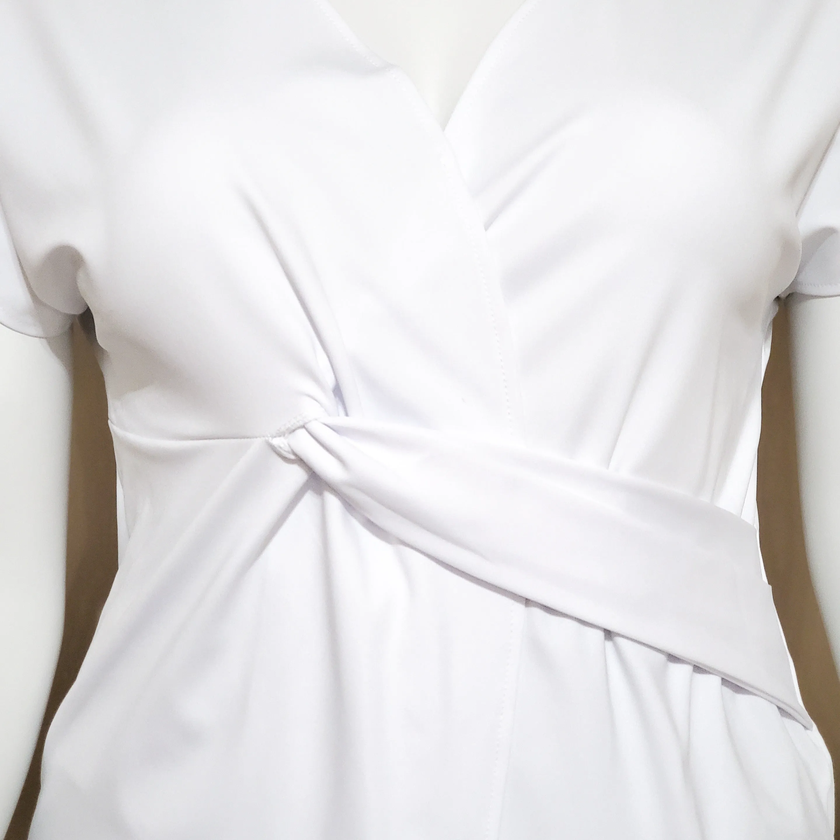 Asymmetrical Wrap Blouse