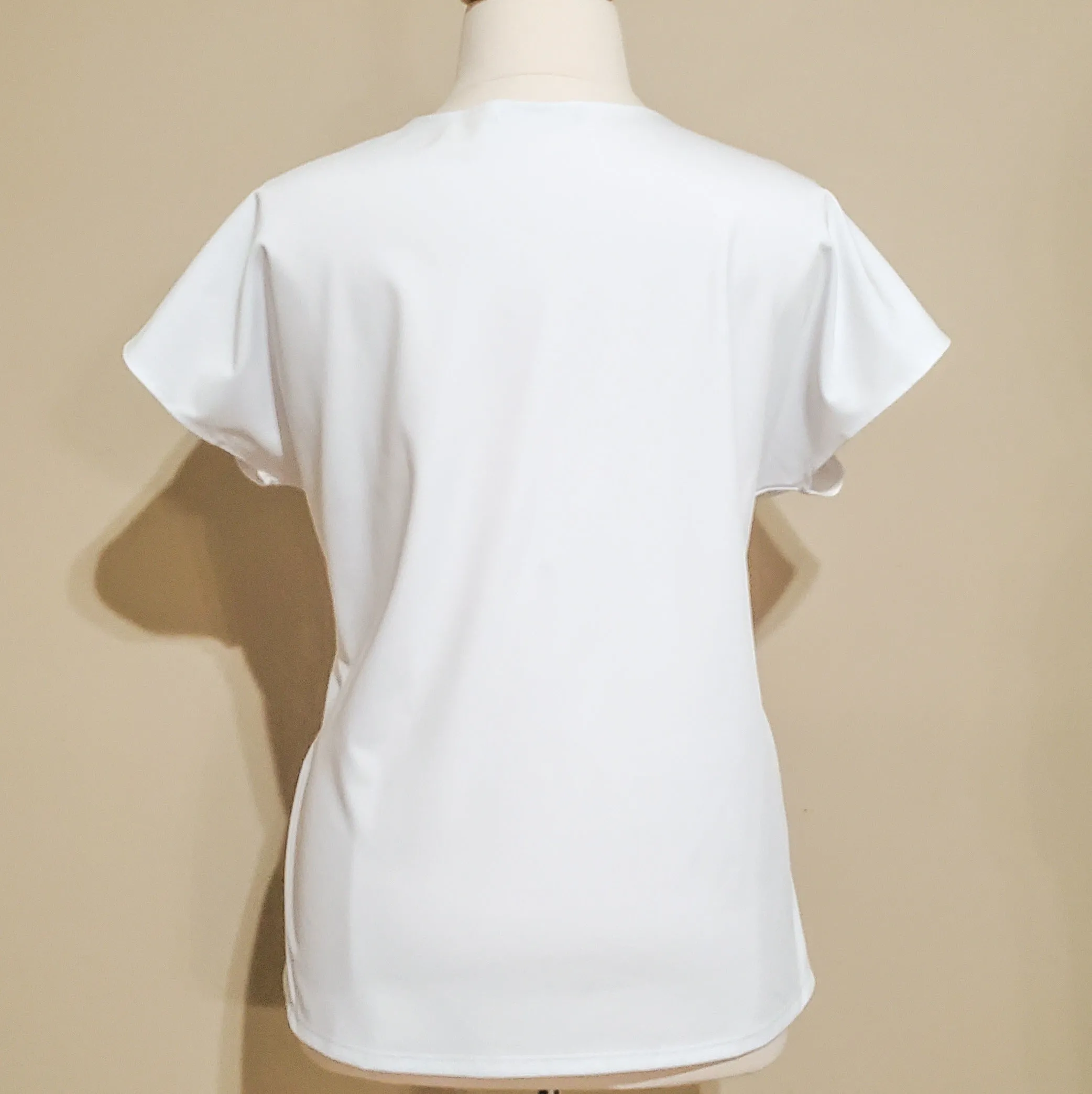 Asymmetrical Wrap Blouse