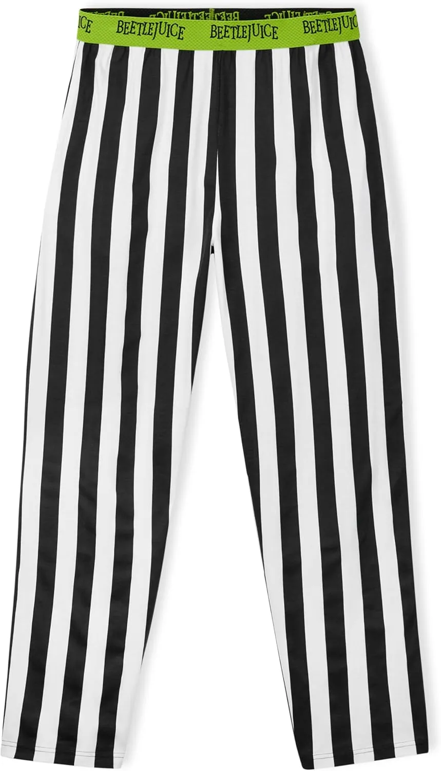 BEETLEJUICE Mens Pajama Pants Lounge Pants with Pockets Loungewear Sleepwear