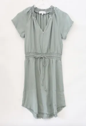 Bella Dahl - S/S Smocked Waist Dress in Spring Vine