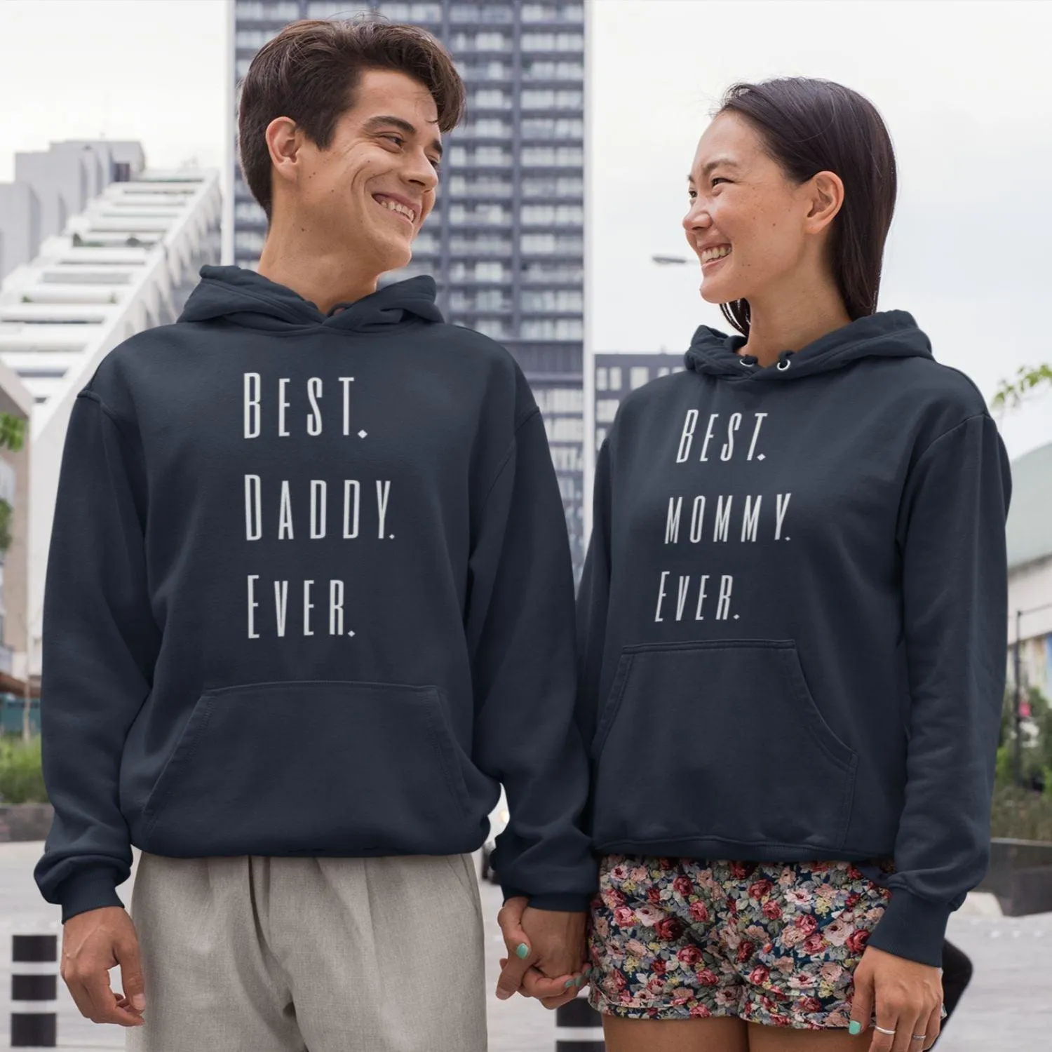 Best Mommy Ever & Best Daddy Ever Matching Set: Mother's/Father's Day Gift