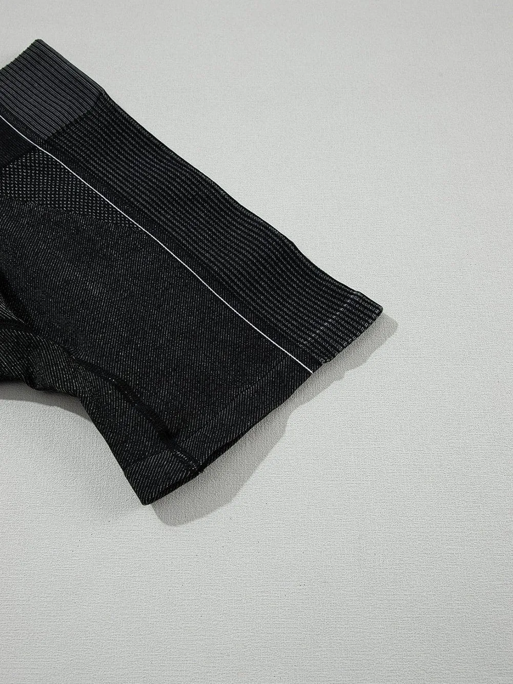 Black Activewear Set with Unique Detailing