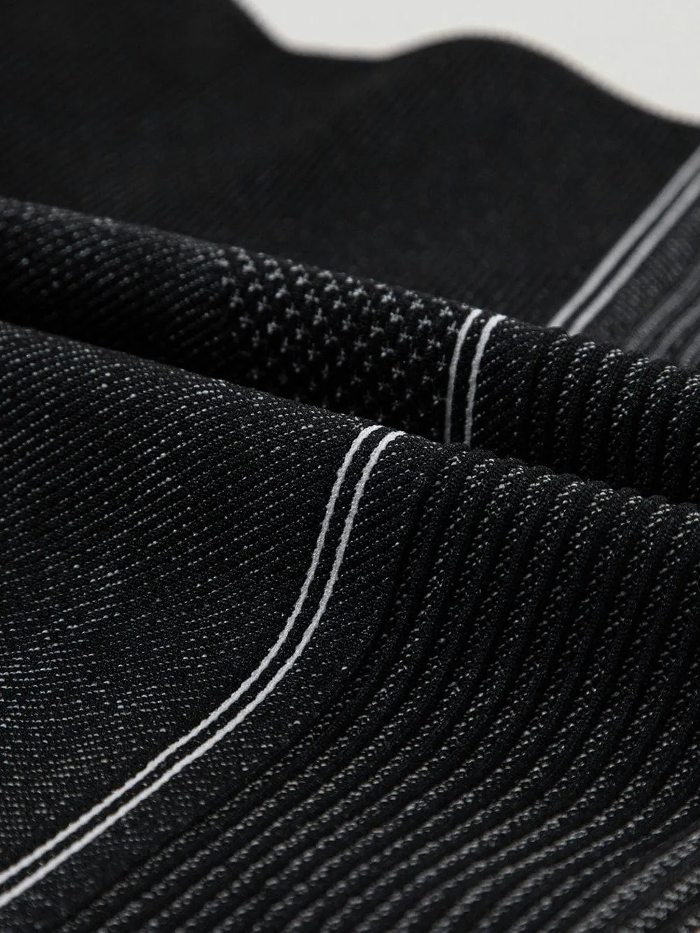 Black Activewear Set with Unique Detailing