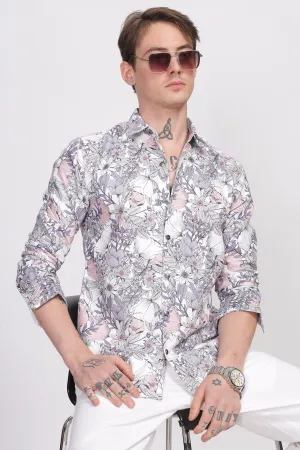Bloom Grey Printed Shirt