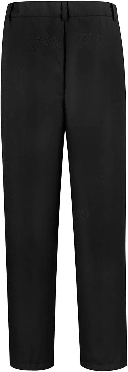 Boys' Flat Front Dress Pants Adjustable Waist School Uniforms Pants