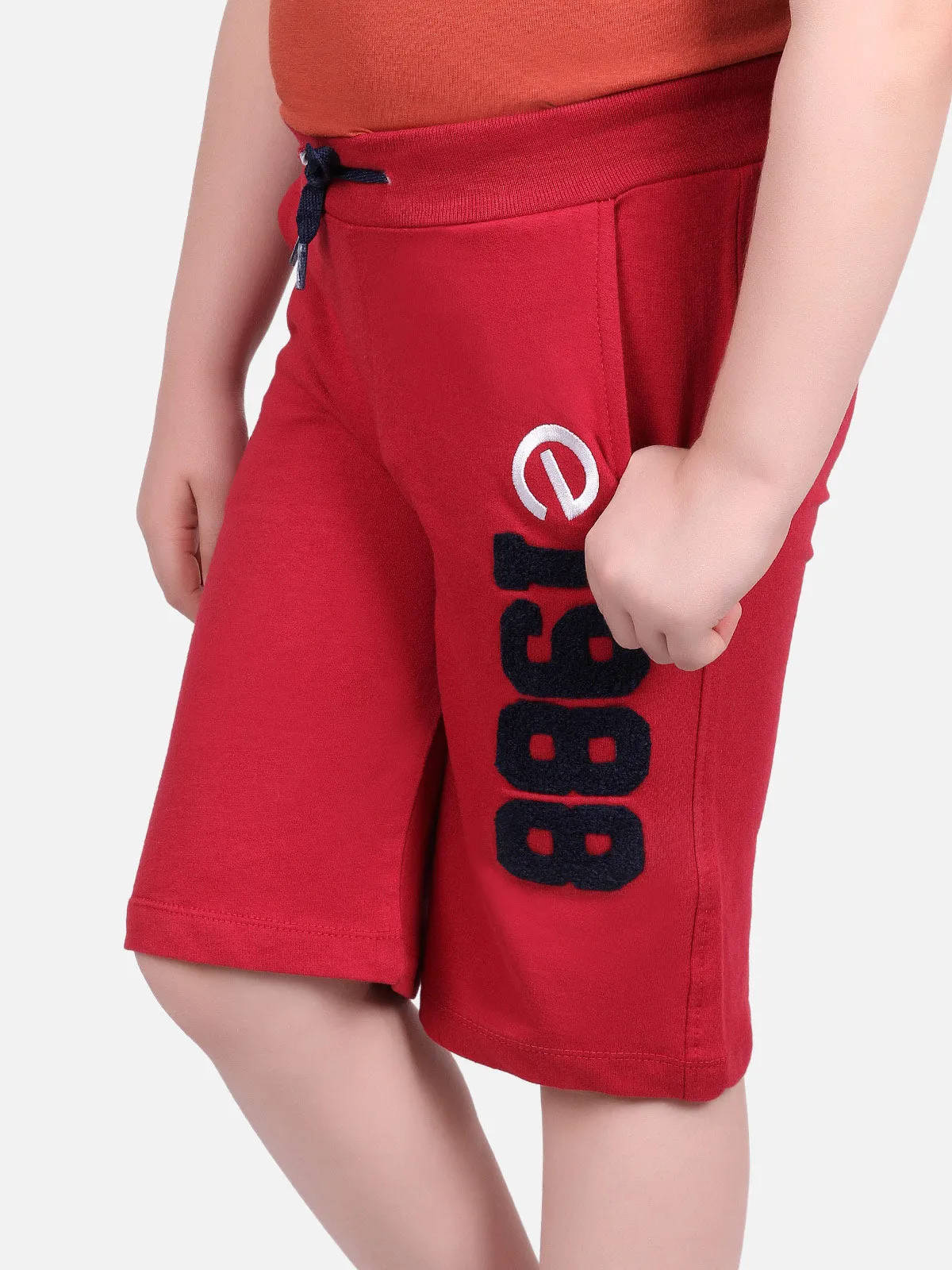 Boy's Maroon Shorts - EBBSK18-003