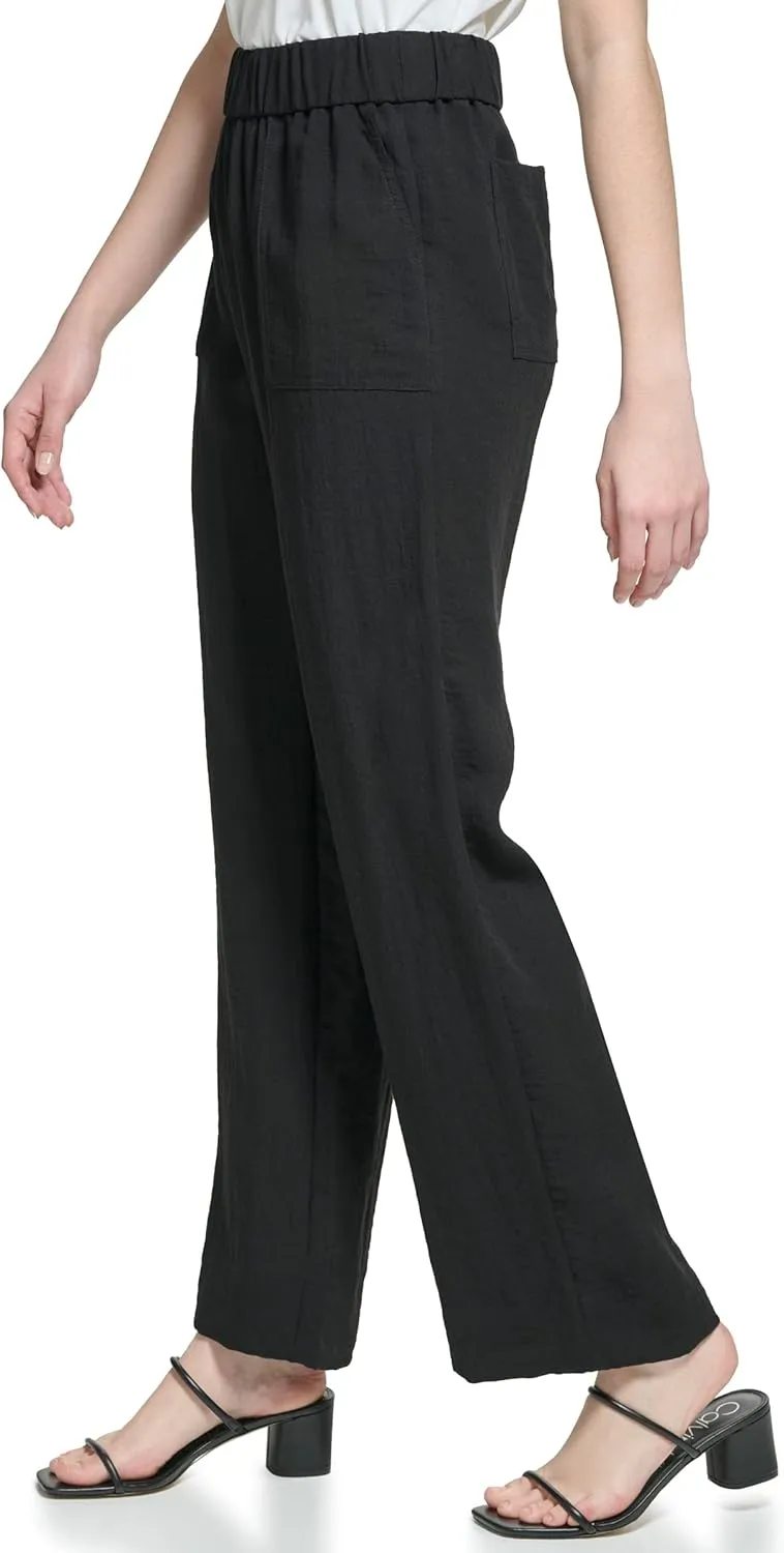 Calvin Klein Women's Wide Leg Woven Pant
