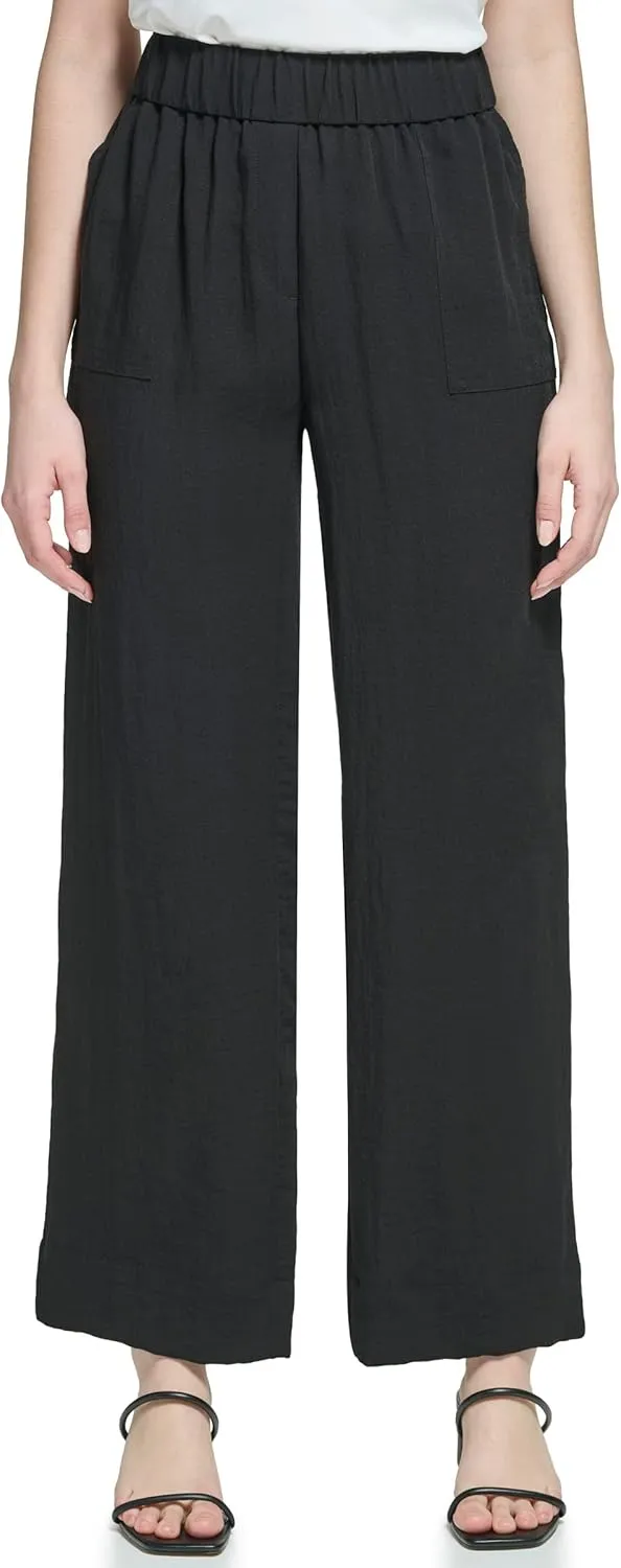 Calvin Klein Women's Wide Leg Woven Pant