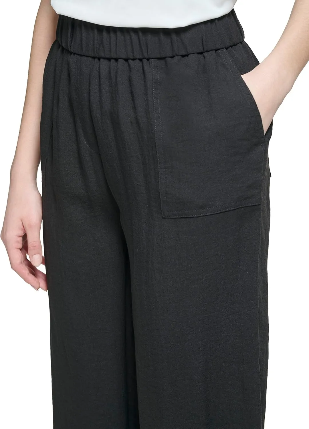 Calvin Klein Women's Wide Leg Woven Pant
