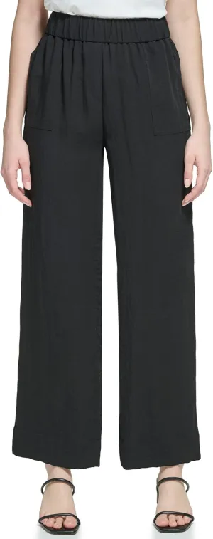 Calvin Klein Women's Wide Leg Woven Pant