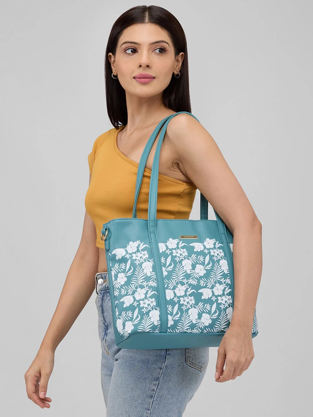Caprese Lively Satchel Large B Green