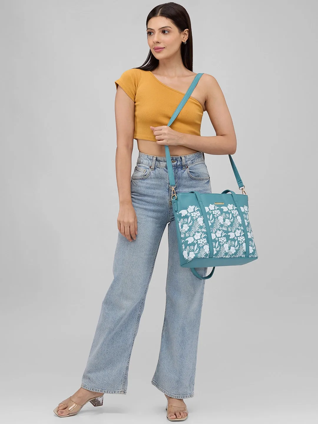 Caprese Lively Satchel Large B Green