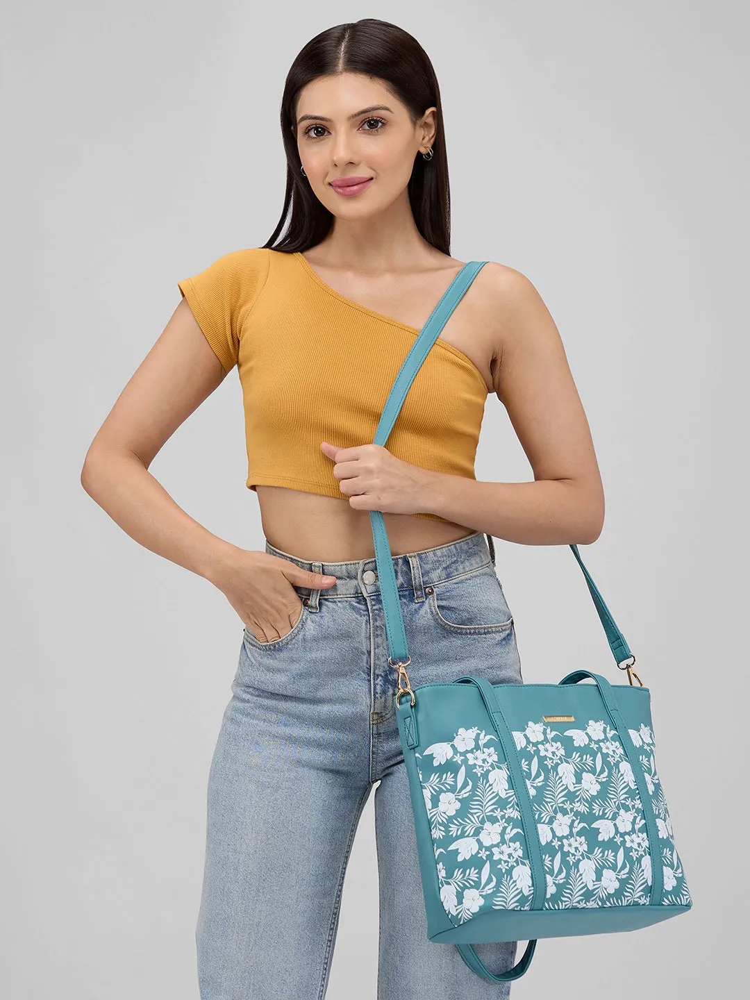 Caprese Lively Satchel Large B Green