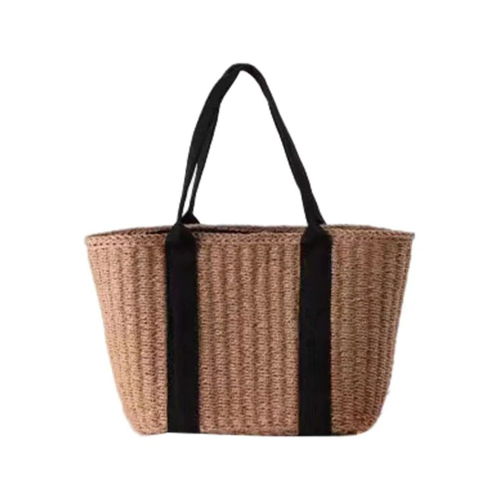 Casual summer Straw Tote Bag