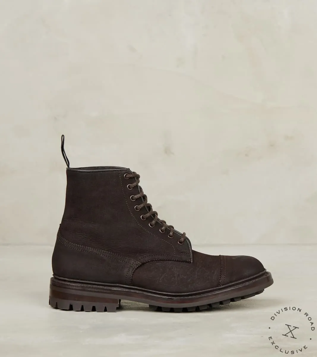 Churchill Boot - 4497 - Commando - CF Stead Ebony Waxed Kudu