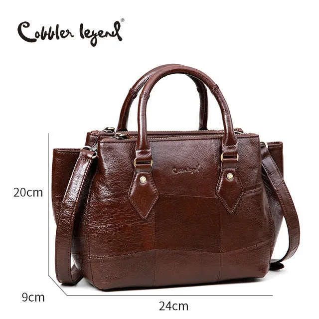 Cobbler Legend 2017 New Arrival Women's Totes Bags for Women Messenger Crossbody Bag For Lady Genuine Leather Handbag Female