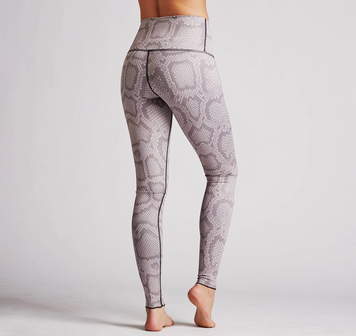 Colorblock Snakeskin Legging