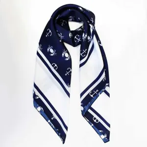Crab & Anchor / Satin Scarf