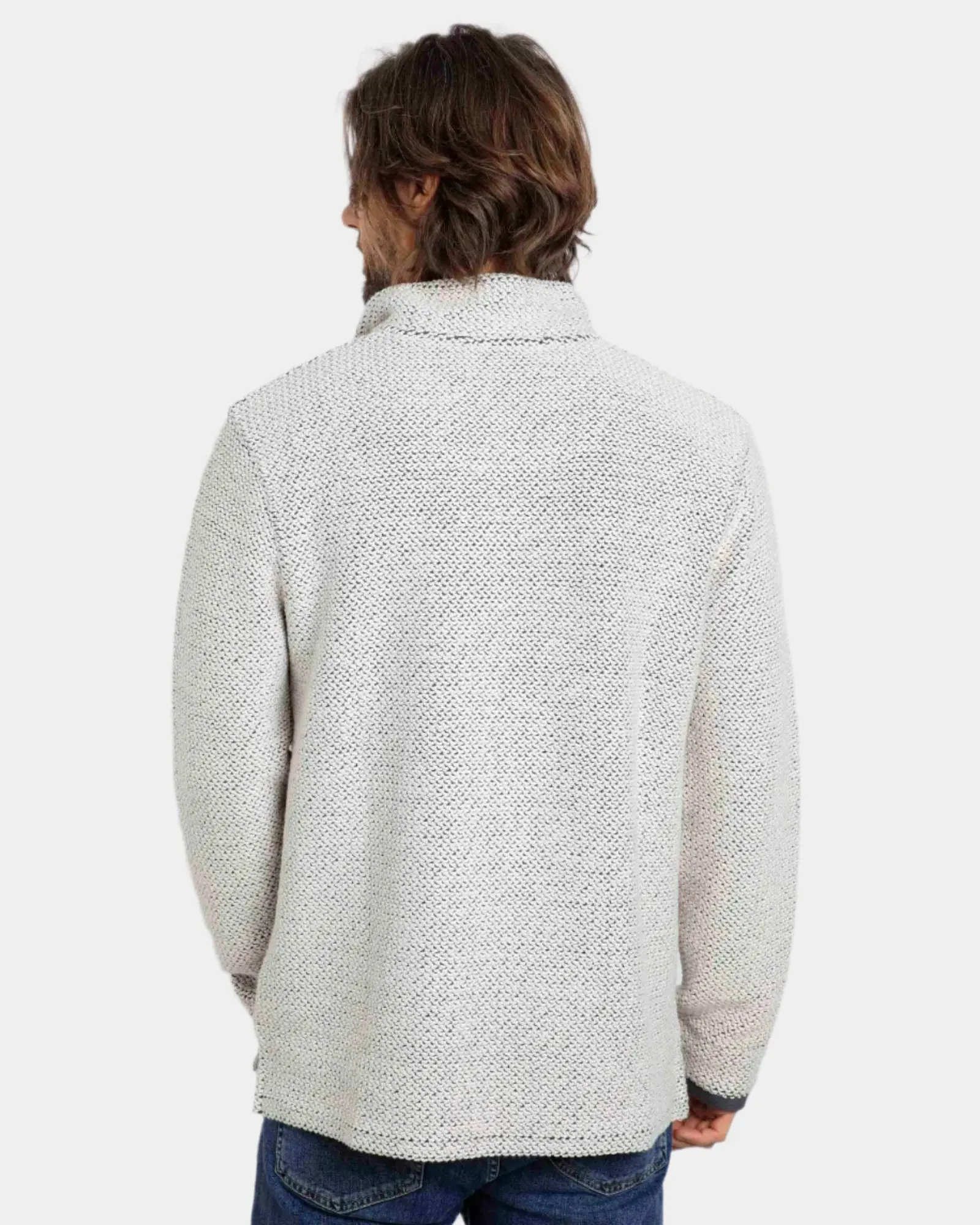 Cruiser Ecru 1/4 Zip Eco Macaroni