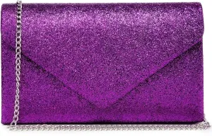 Dasein Women Glitter Evening Bags Formal Clutches Wedding Purses Party Dressy Clutch Purse Cocktail Prom Handbags