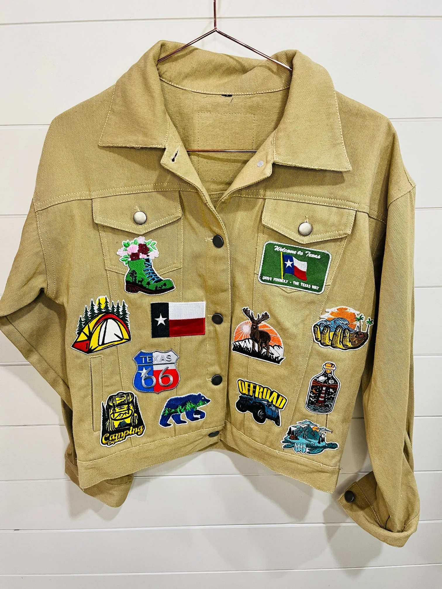 Denim Patch Jackets