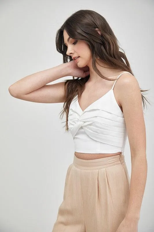 Do   Be Collection Front Twist Cami Top