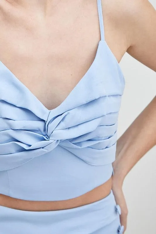 Do   Be Collection Front Twist Cami Top