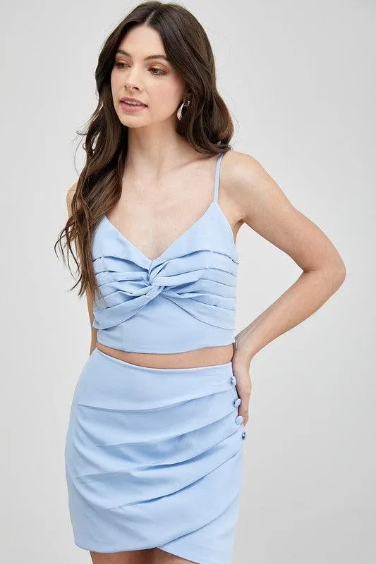 Do   Be Collection Front Twist Cami Top