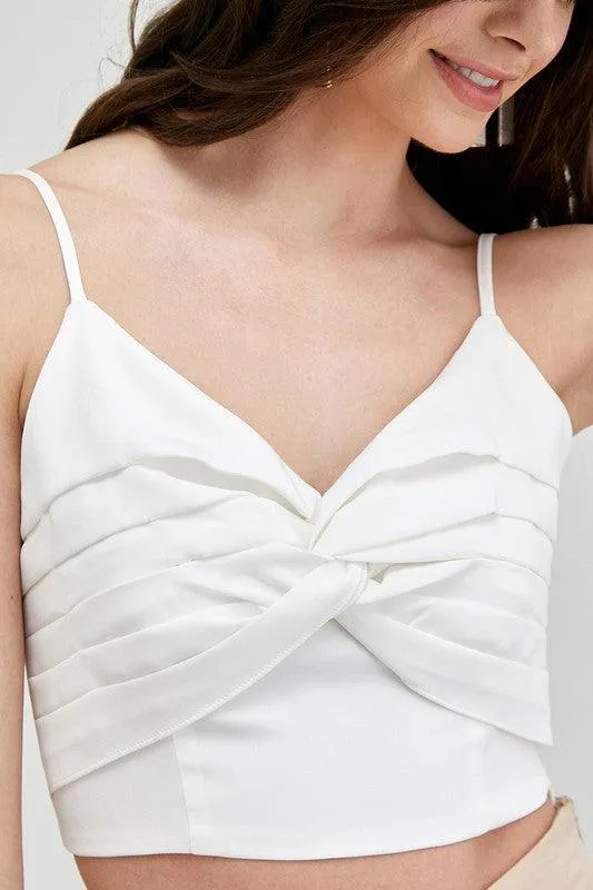 Do   Be Collection Front Twist Cami Top