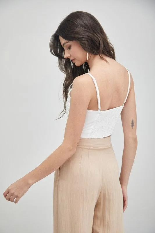 Do   Be Collection Front Twist Cami Top