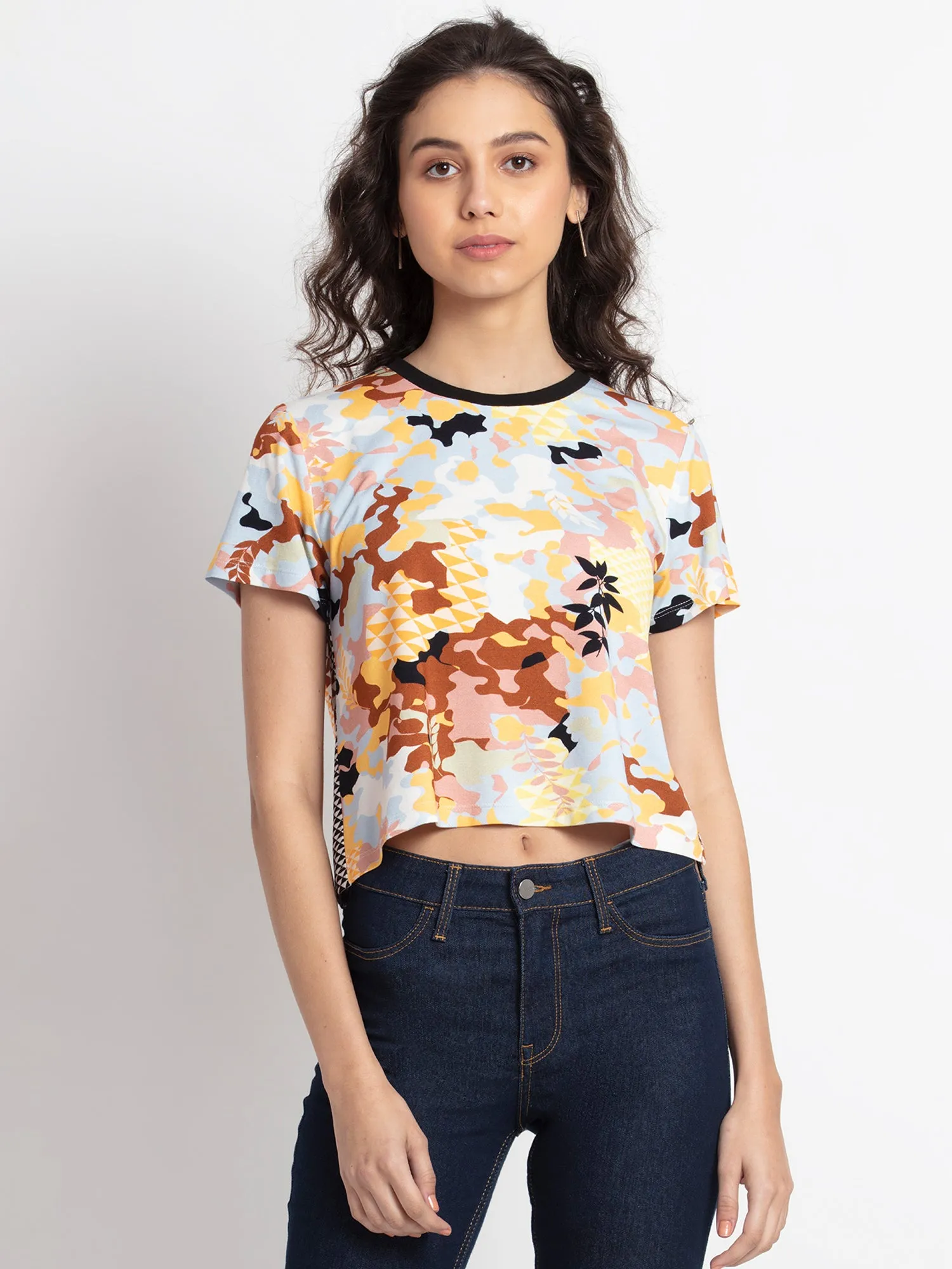 Ellie Camo Tee