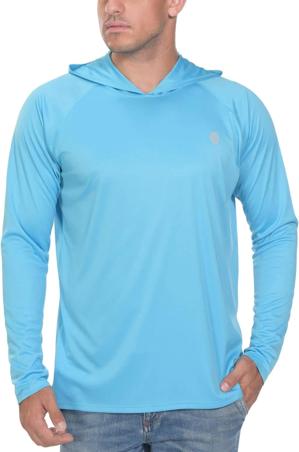 Fishing Shirts for Men Long Sleeve - Sun Protection SPF 50  UV Tshirt Hoodies