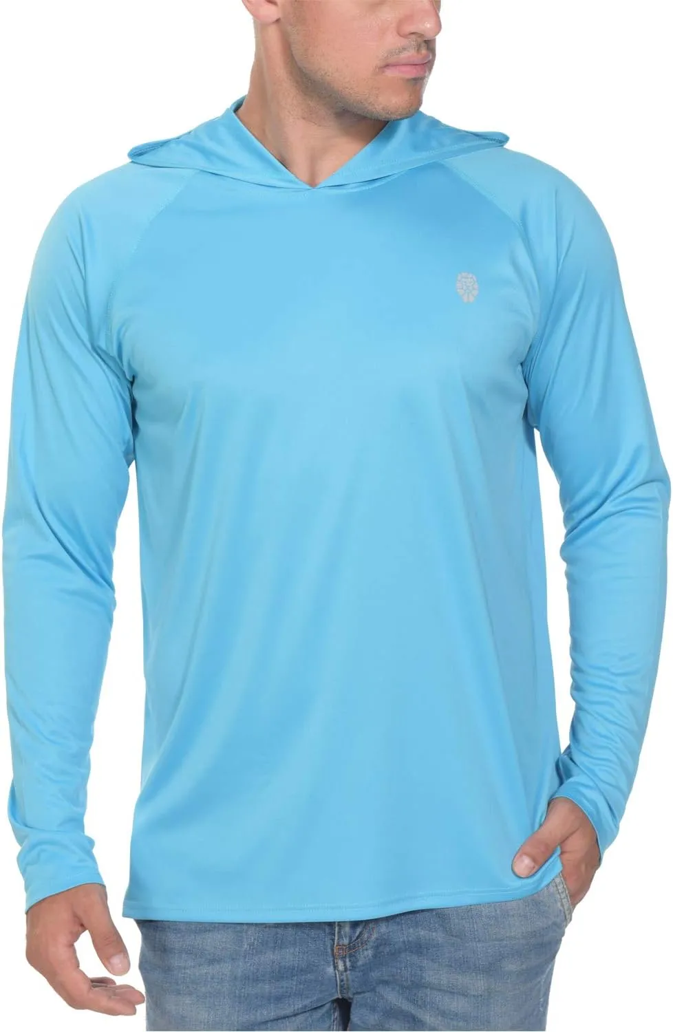 Fishing Shirts for Men Long Sleeve - Sun Protection SPF 50  UV Tshirt Hoodies