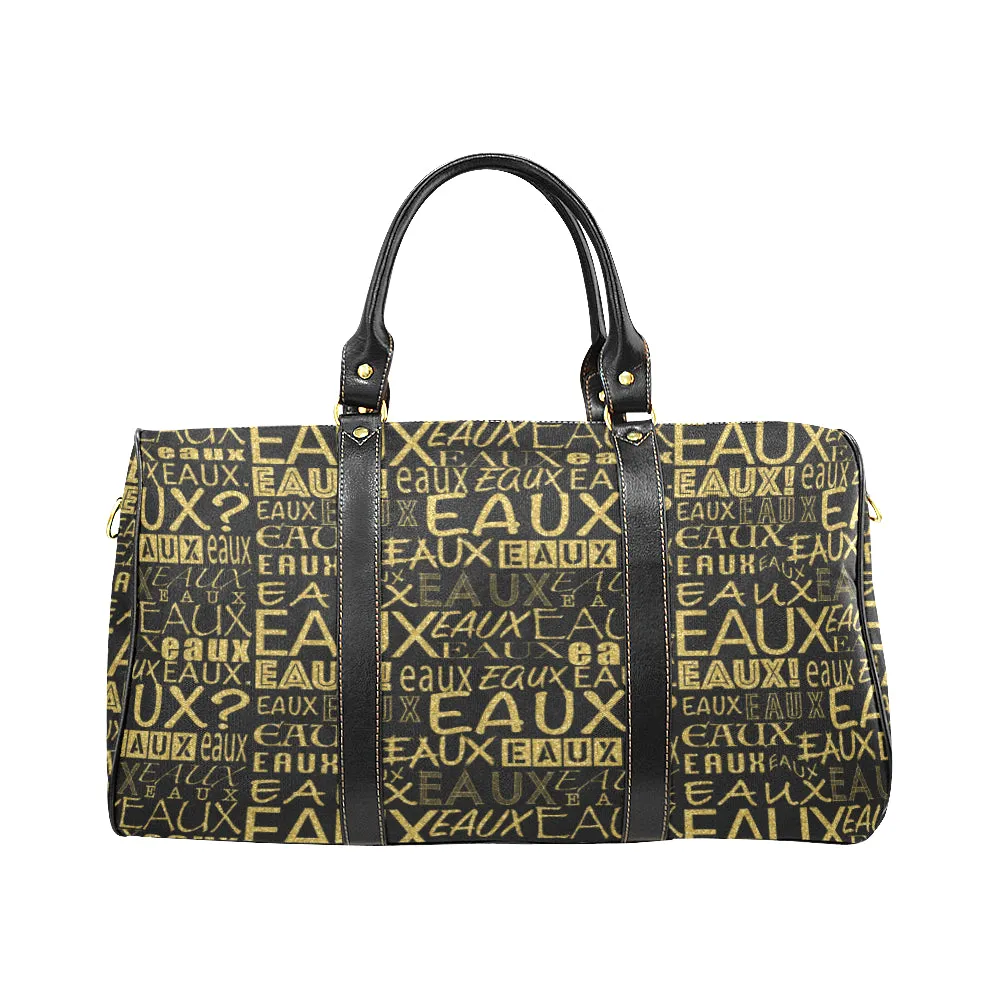 GOLD EAUX ALLEAUXVER LARGE TRAVEL BAGS