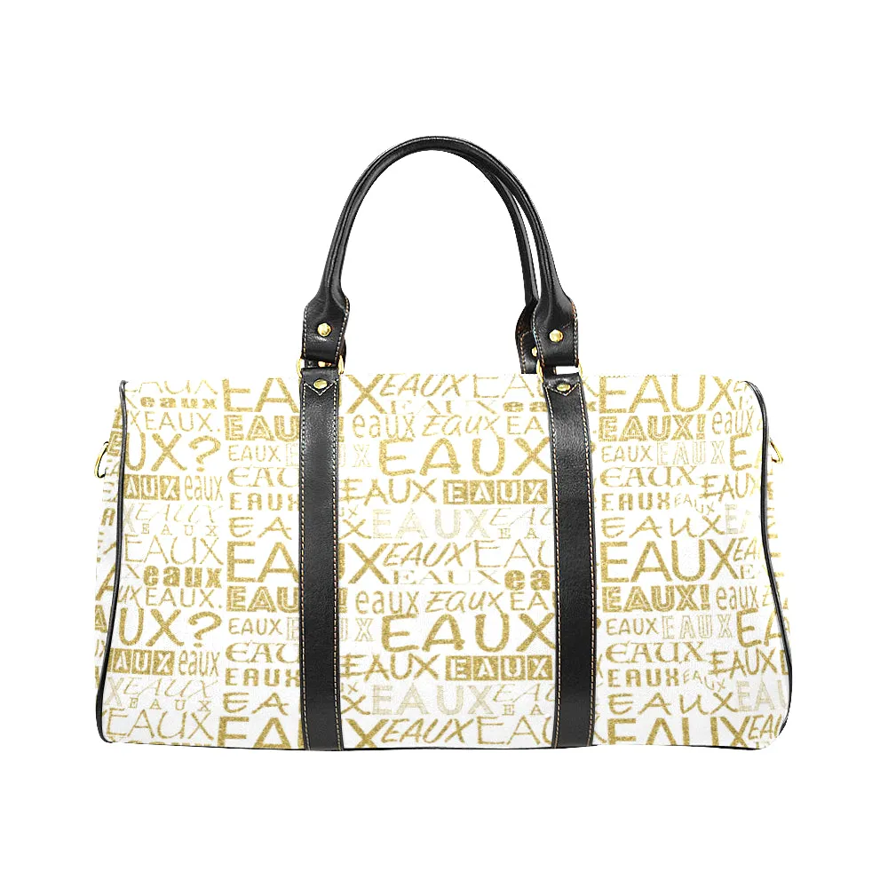 GOLD EAUX ALLEAUXVER LARGE TRAVEL BAGS