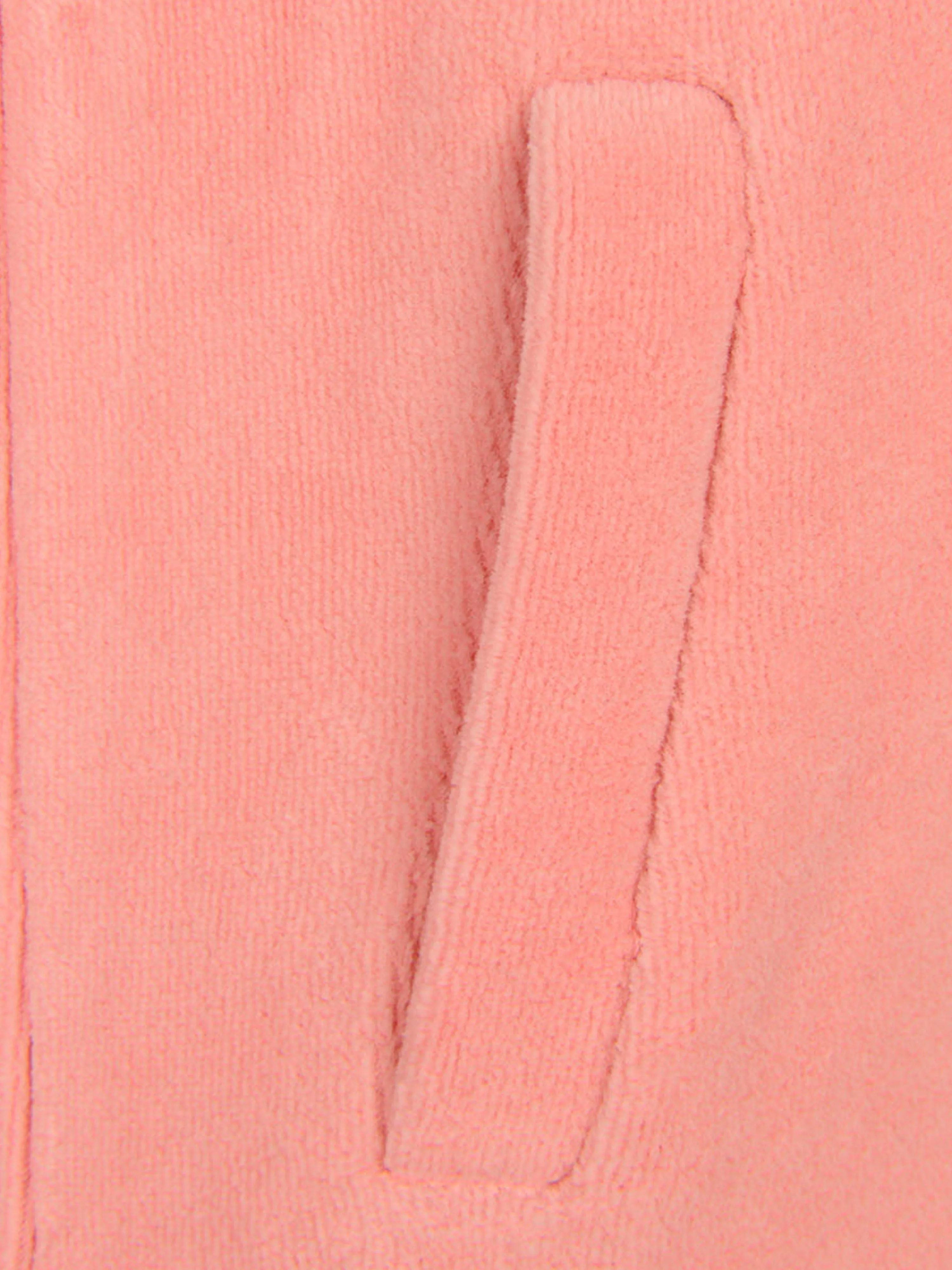 Guess Girls Velour Zip Up Top