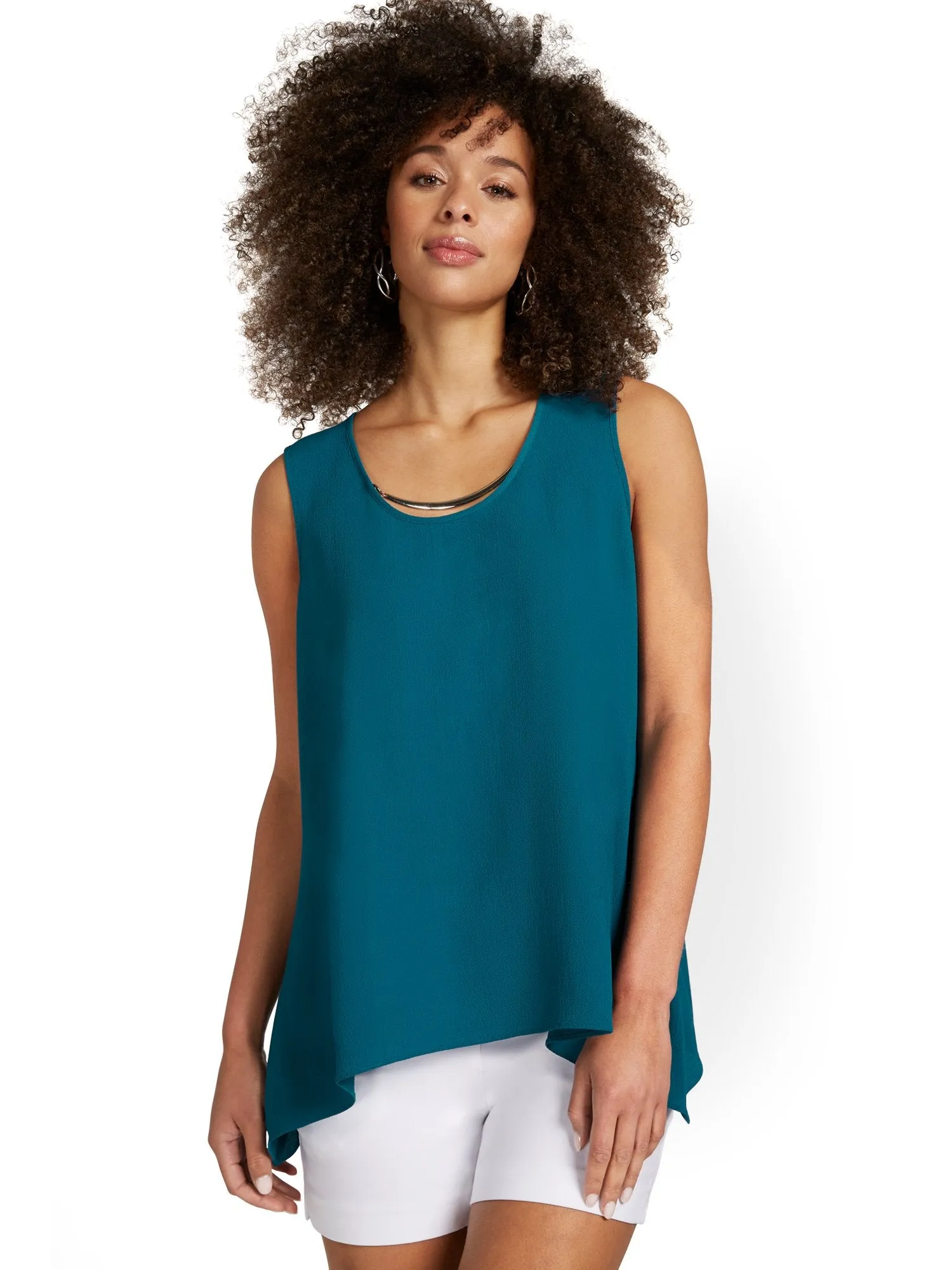 Hardware Scoopneck Tank